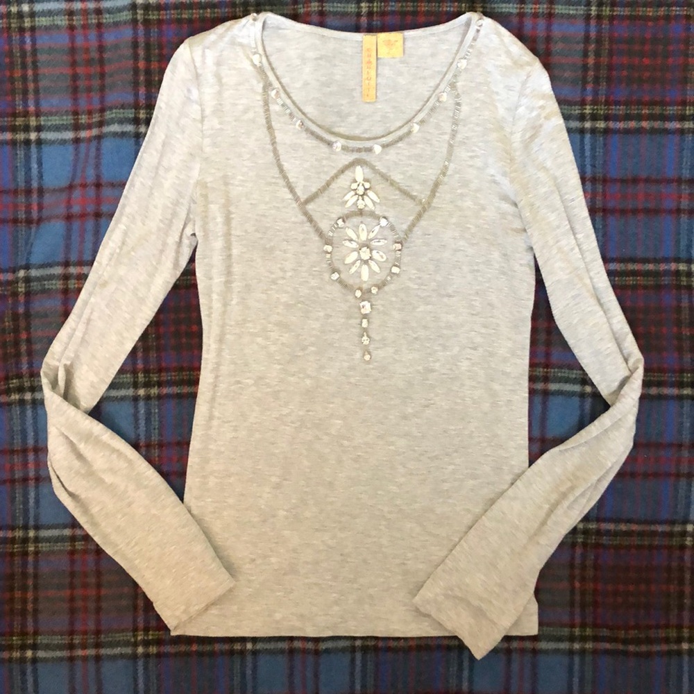Long sleeve sparkly shirt